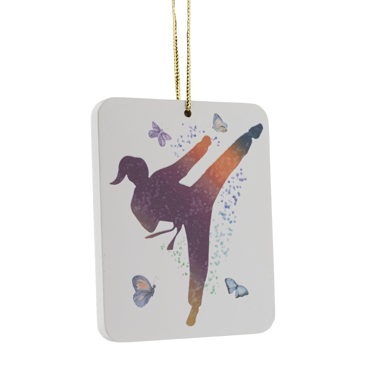 Ornament - Female Kicking ornament-female-kicking-199287