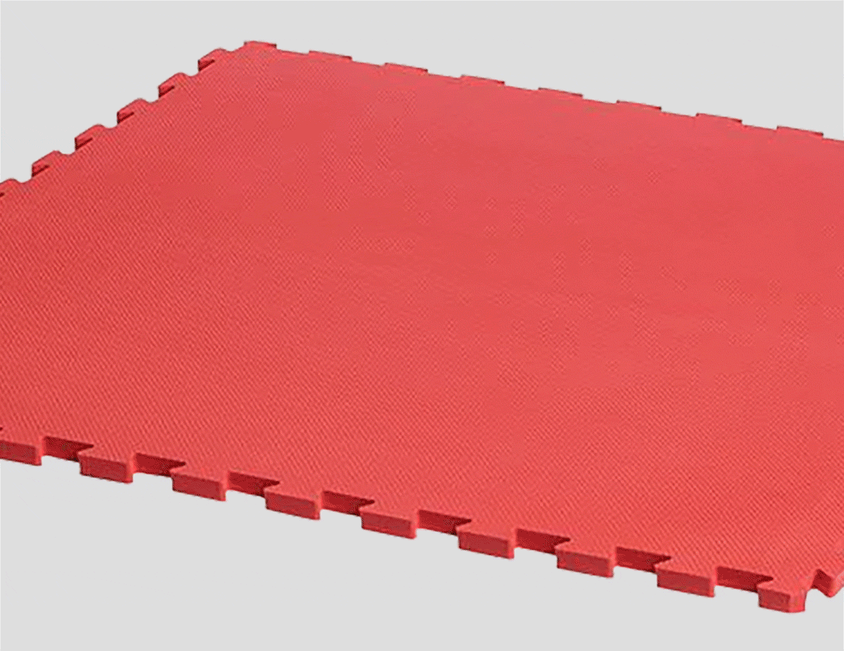 puzzle mats color options