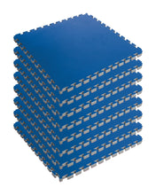Reversible 1" Puzzle Mat Eight Piece Bundle - Blue/Red 1" Blue Red