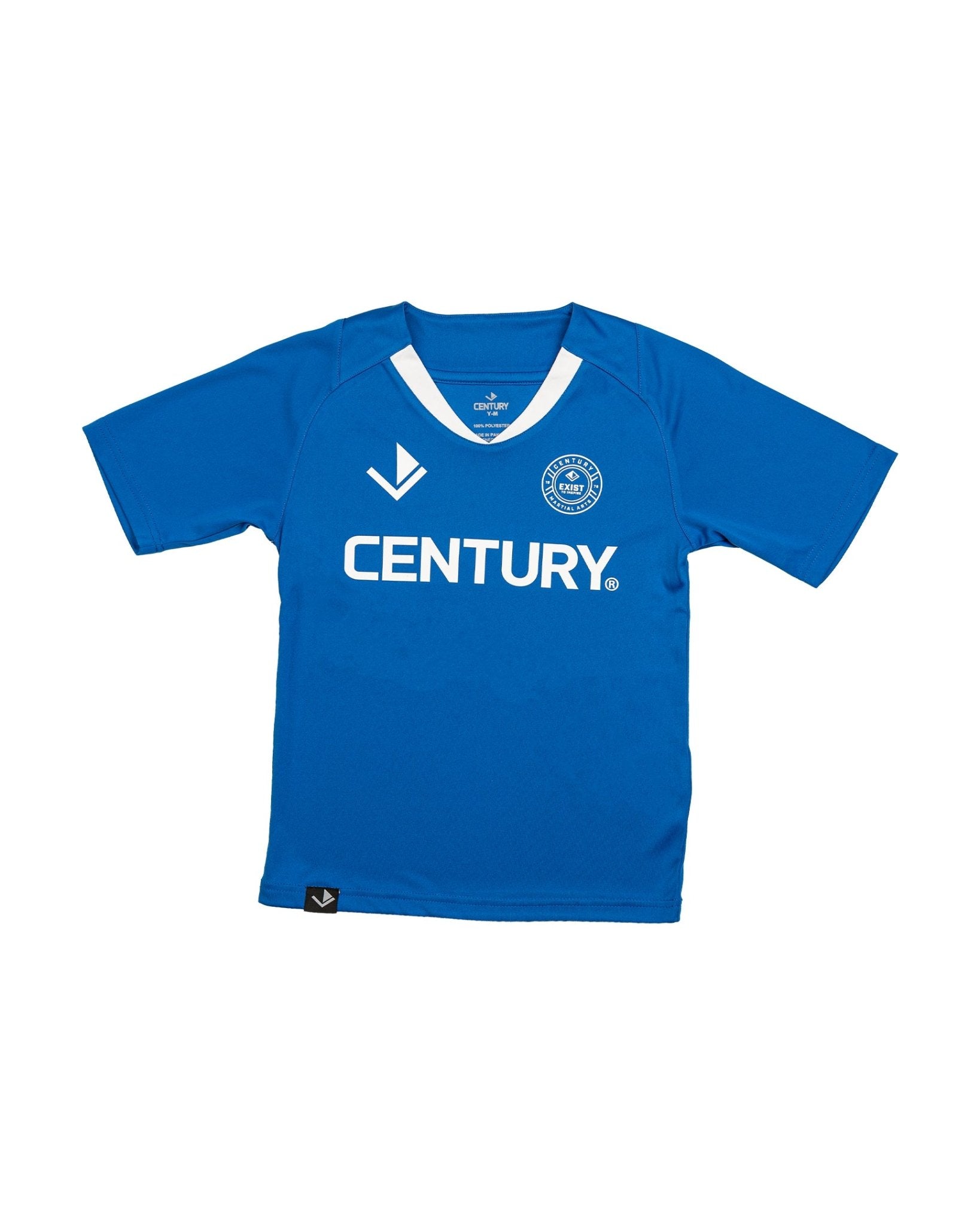 Youth V-Neck Training Tee Blue