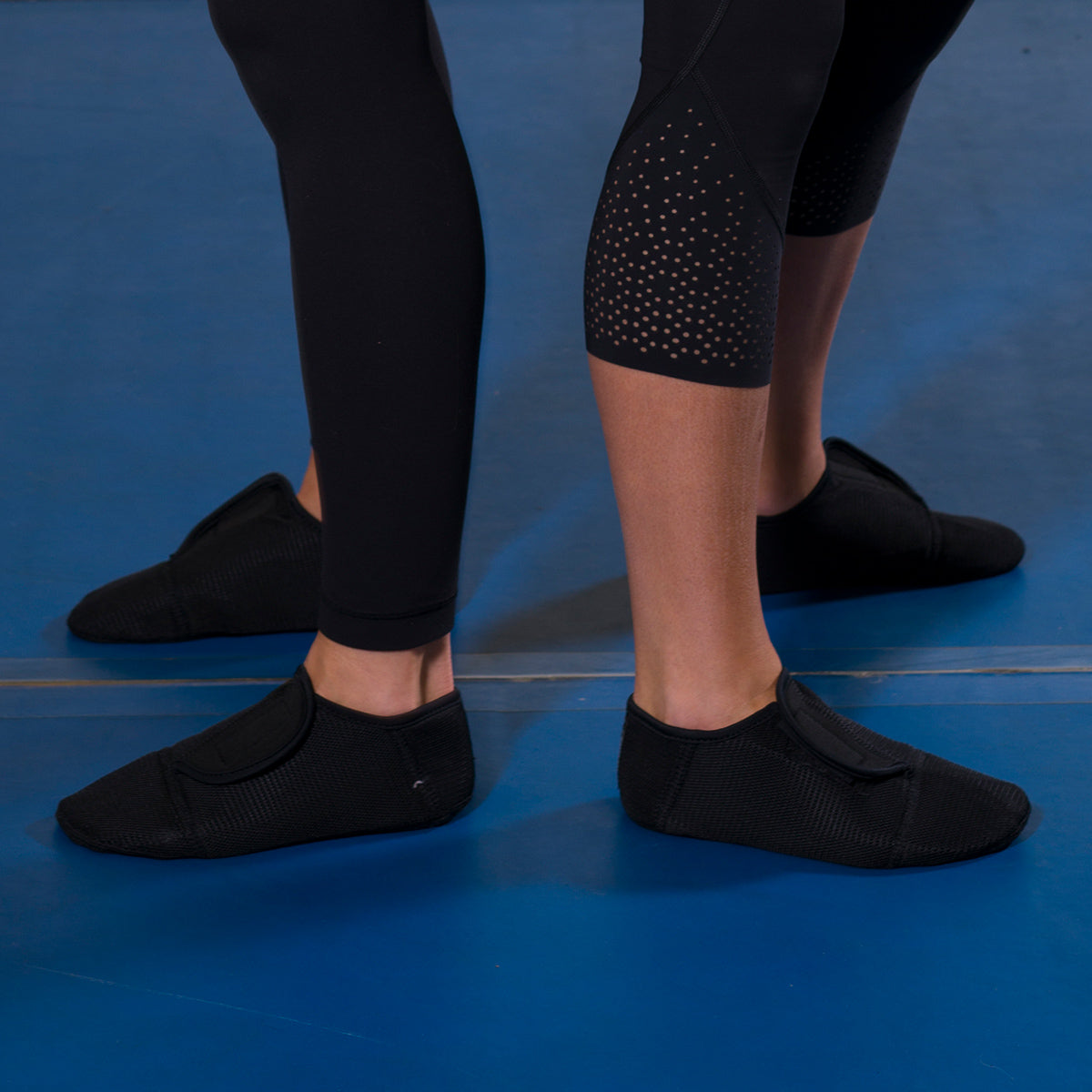 Martial Arts School Tatami Mat Training Socks - Black/Black