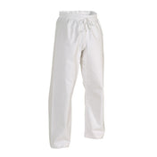 10 oz. Middleweight Brushed Cotton Elastic Waist Pants White