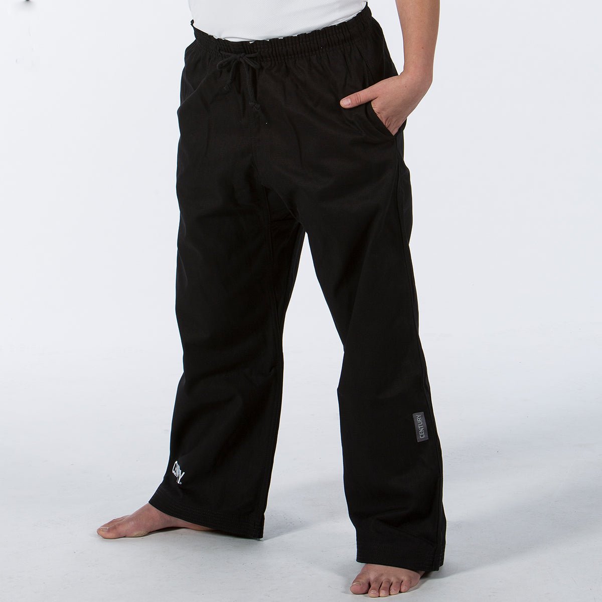Middleweight Black Pants (with Pocket) - Ripple Effect Martial Arts
