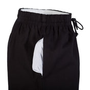10 oz. Middleweight Brushed Cotton Elastic Waist Pants - Black