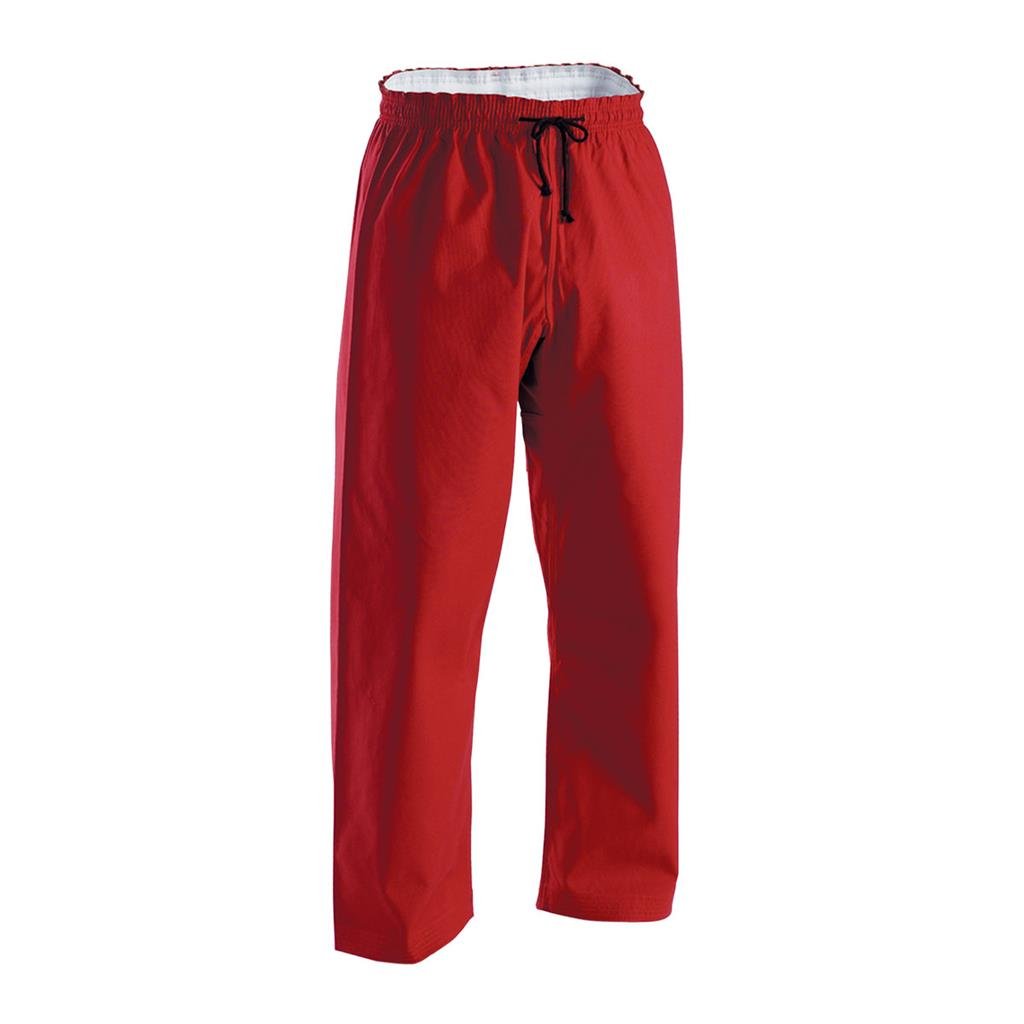 8 oz. Middleweight Brushed Cotton Elastic Waist Pants Red