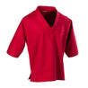 8 oz. Middleweight Brushed Cotton Pullover Top Red