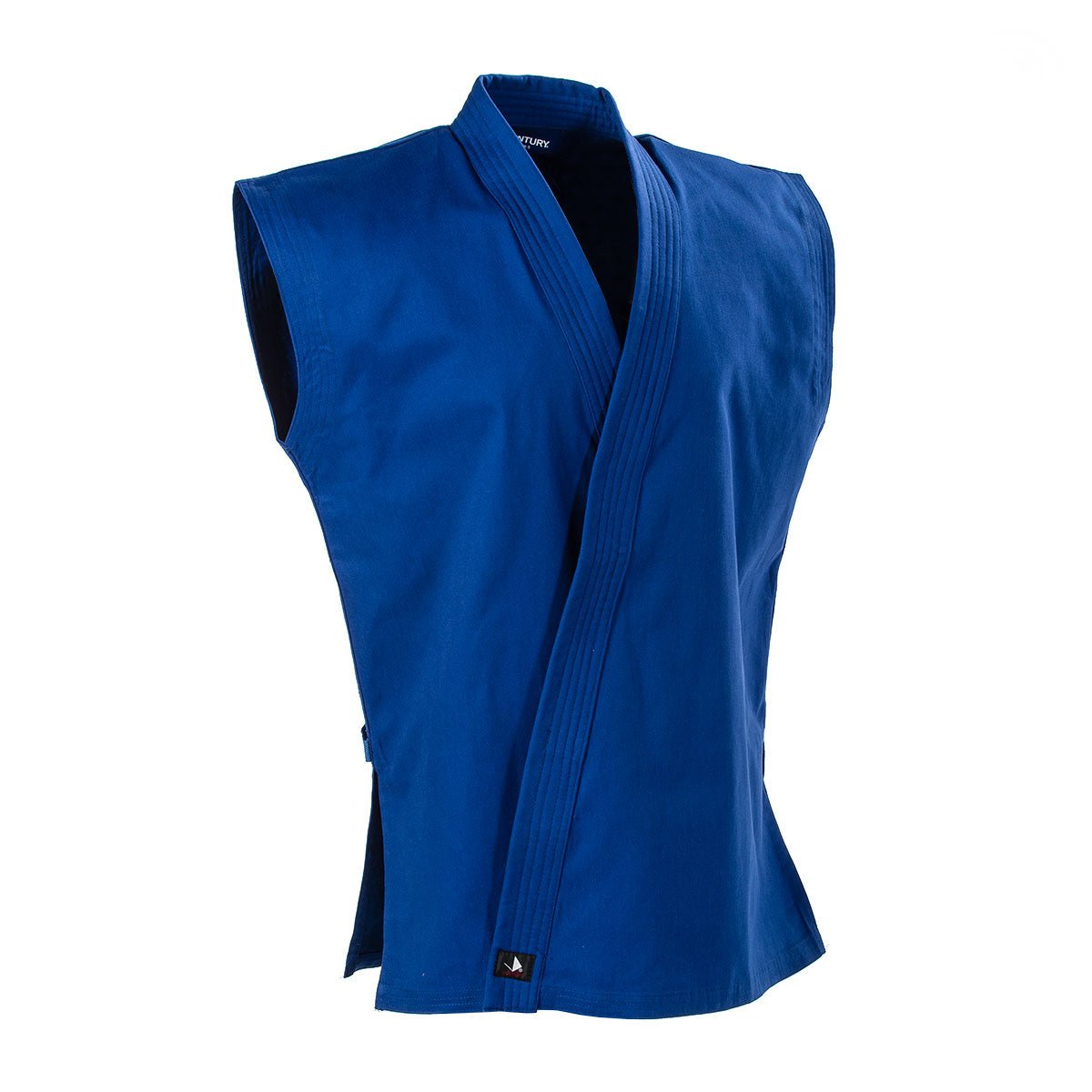 8 oz. Middleweight Brushed Cotton Sleeveless Traditional Jacket Blue