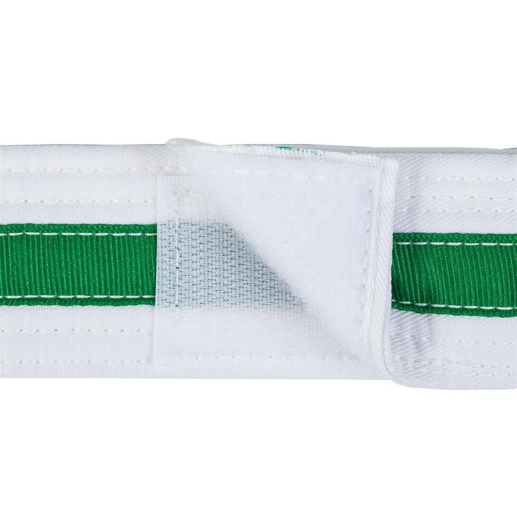 Adjustable Striped White Belt