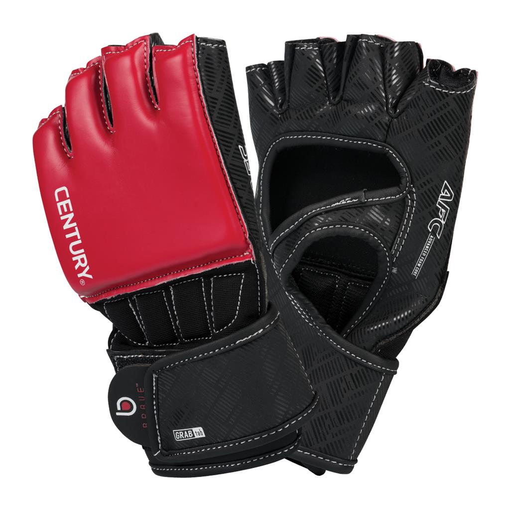 Brave Open Palm Gloves - Black/Red Red Black