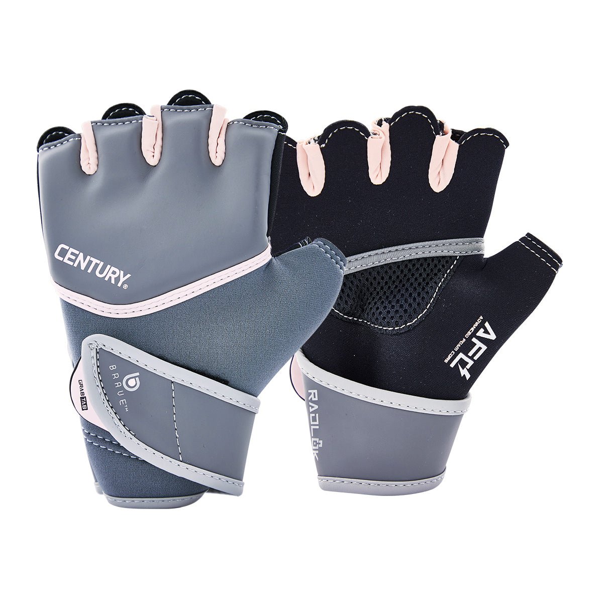 Brave Women's Gel Gloves Grey/Pink