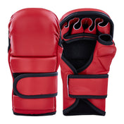 Century Solid Leather MMA Training Glove Red