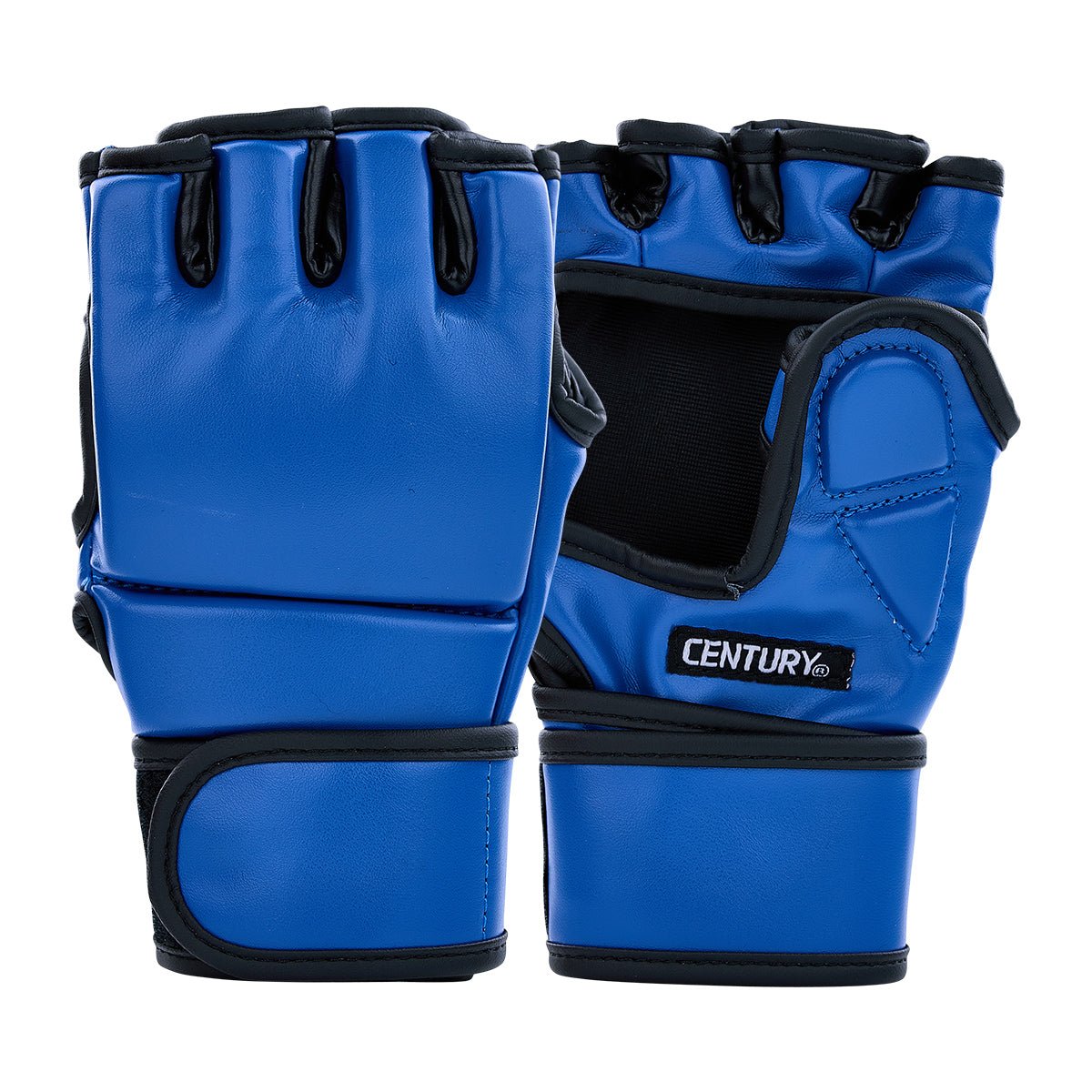 Century Solid MMA Open Palm Glove Blue