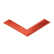Iron-On Chevron Patch Red