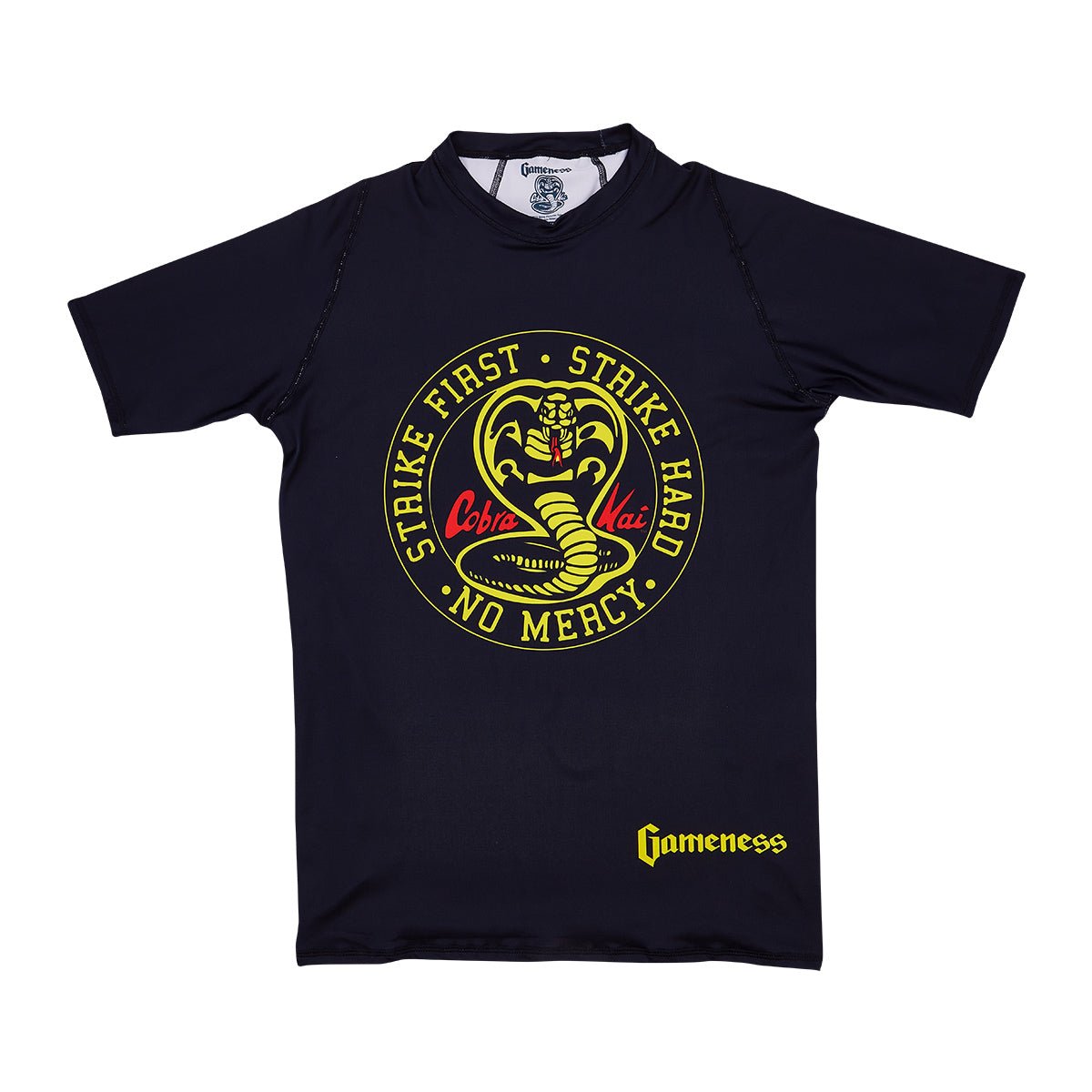 Cobra Kai Short Sleeve Rashguard Black