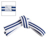 Double Striped Adjustable Belt White/Blue