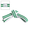 Double Striped Adjustable Belt White/Green