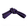 Double Wrap Black Striped Belt Purple/Black