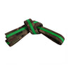 Double Wrap Striped Camo Belt Camo/Green