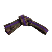 Double Wrap Striped Camo Belt Camo Purple