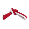 Double Wrap Two Tone Belt White/Red