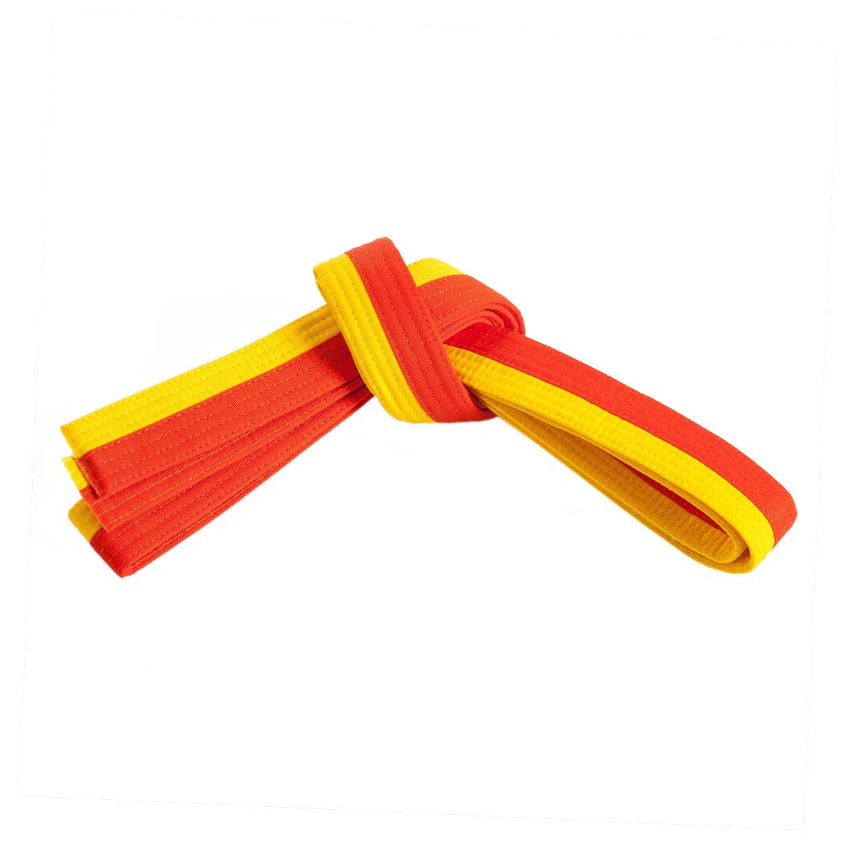 Double Wrap Two Tone Belt - Additional Colors Yellow/Orange