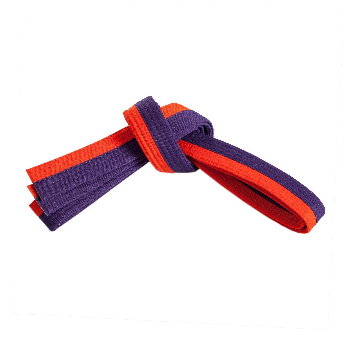 Double Wrap Two Tone Belt - Additional Colors Orange/Purple