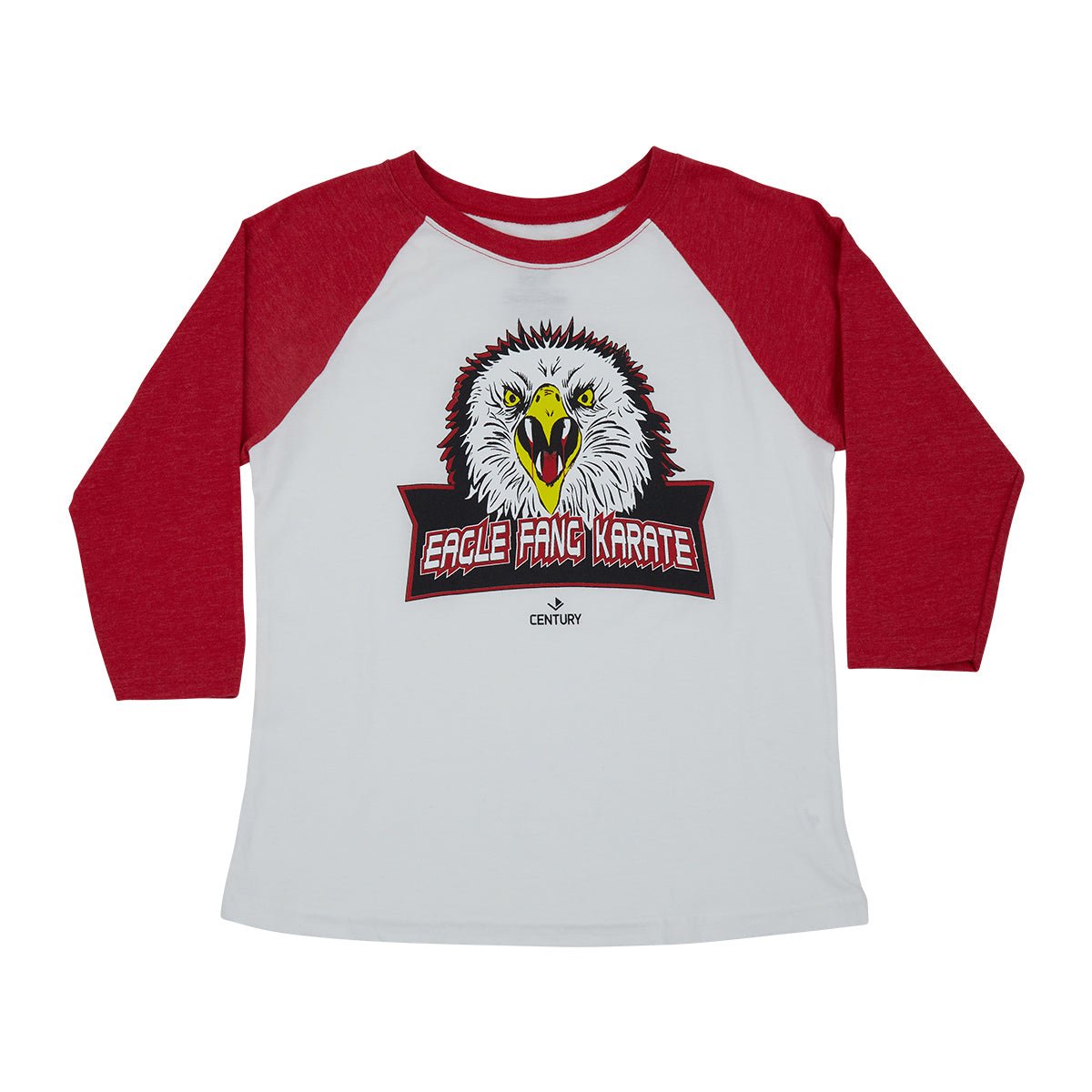 Eagle Fang Baseball Tee Red White