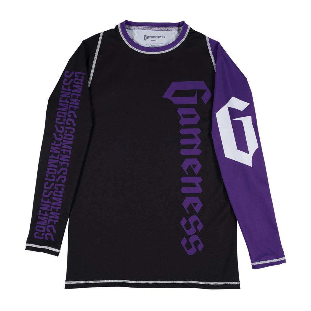 Gameness Long Sleeve Pro Rank Rashguard Purple