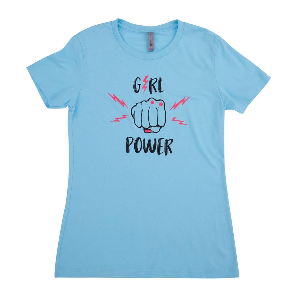 Girl Power Tee Turquoise
