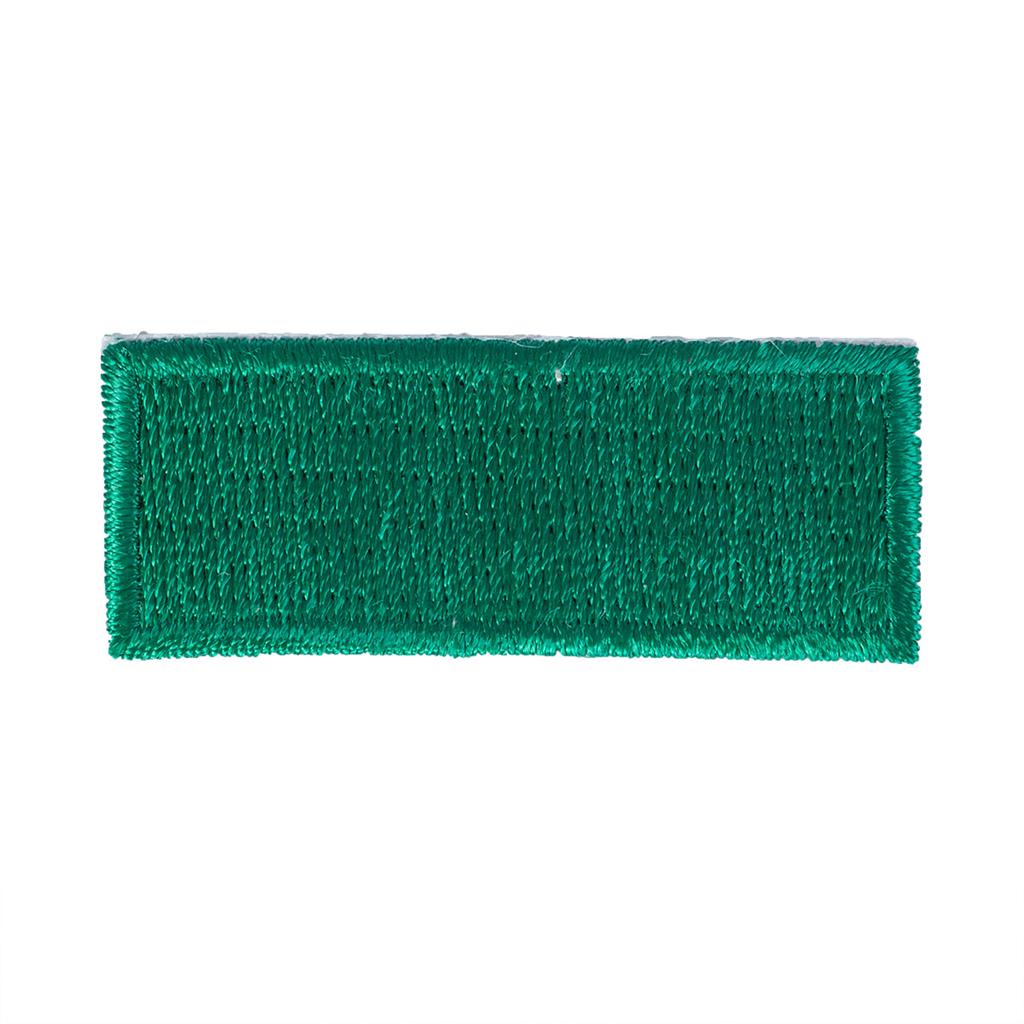 Iron On Stripe Patch - 10 pack Green