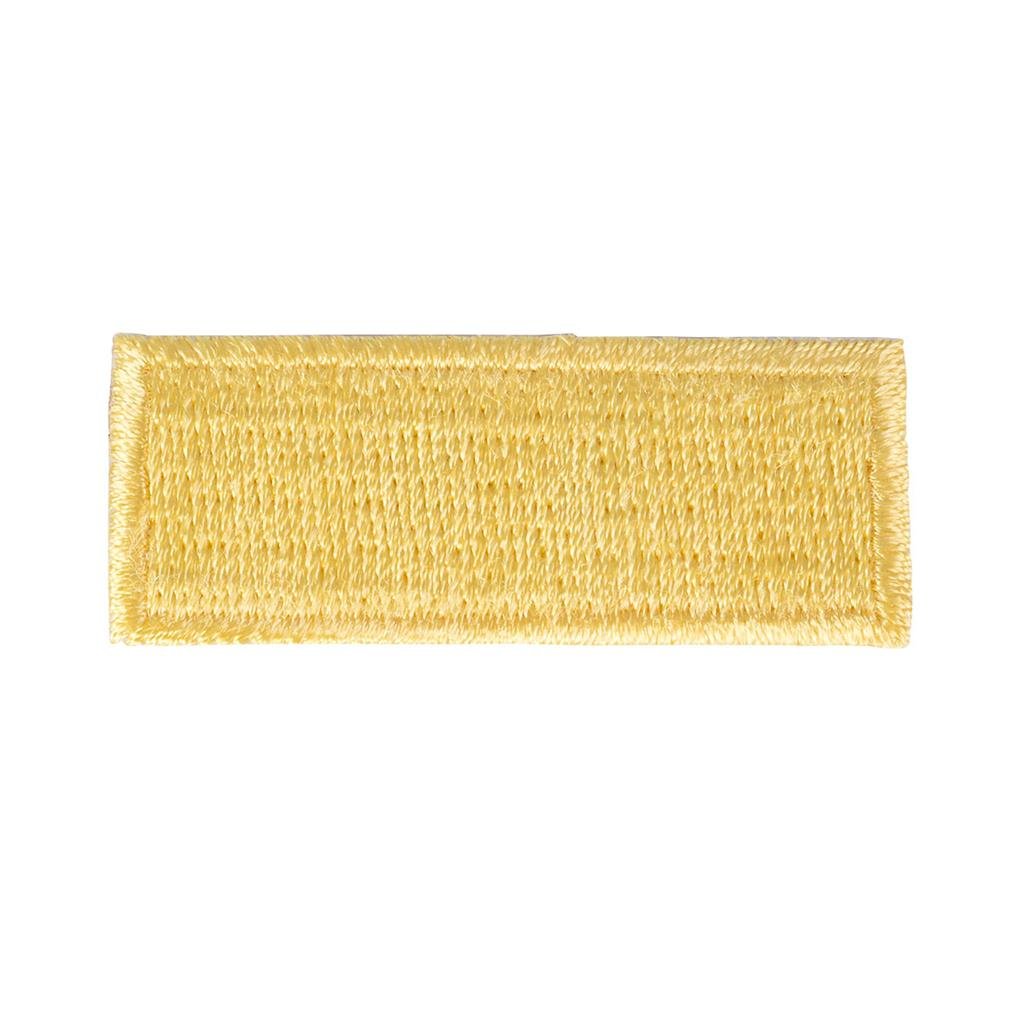 Iron On Stripe Patch - 10 pack Yellow
