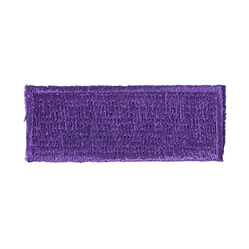 Iron On Stripe Patch - 10 pack Purple