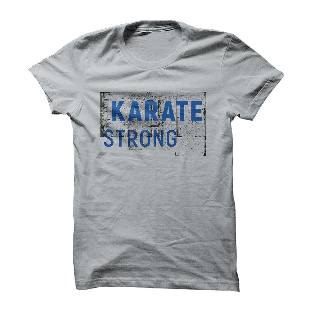 Karate Strong Tee Silver