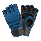 Open Palm/Finger Bag Gloves Blue Black