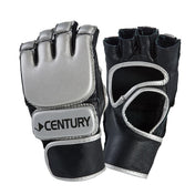 Open Palm/Finger Bag Gloves Silver Black