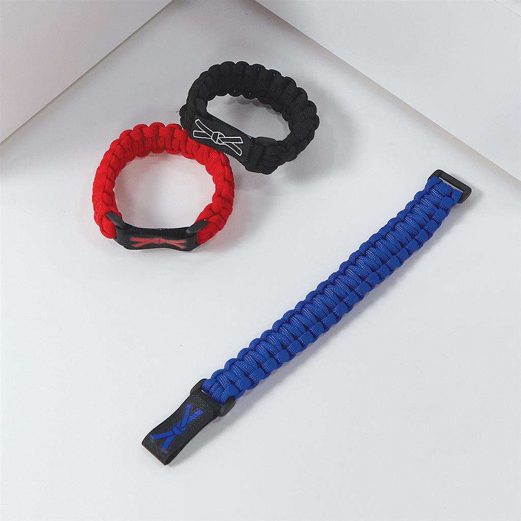 Paracord Rank Bracelet Color: Blue