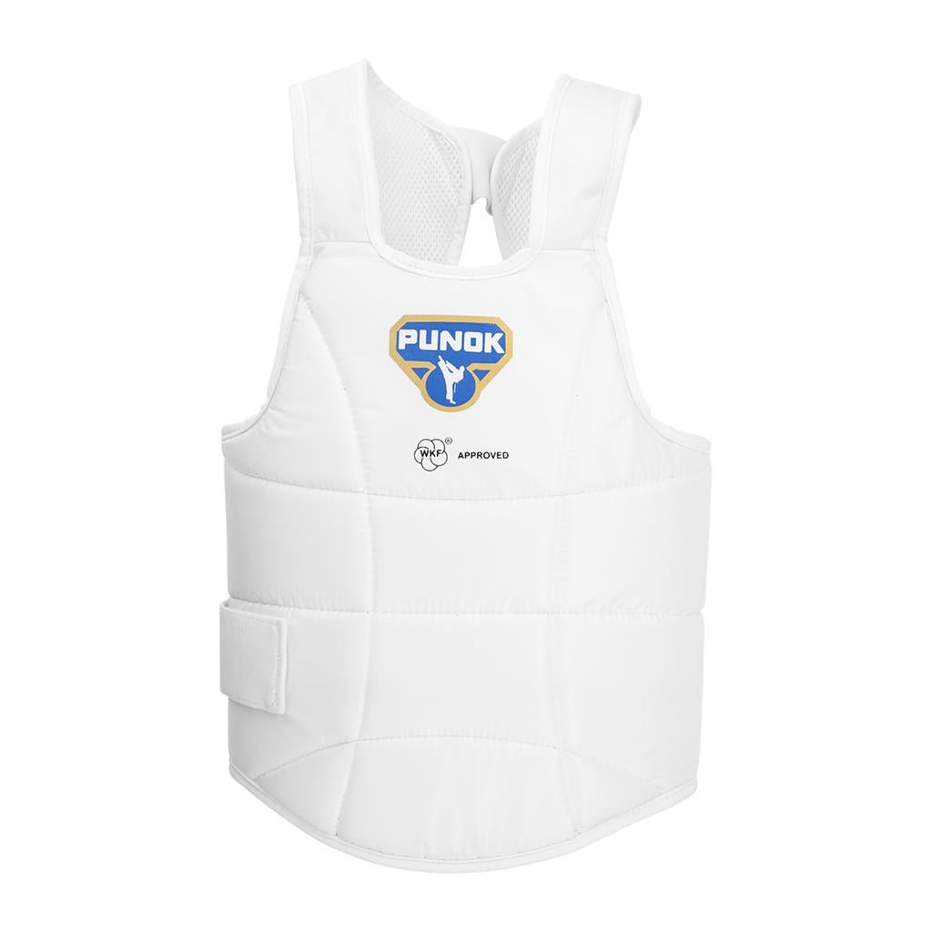 Punok WKF Approved Body Protector White