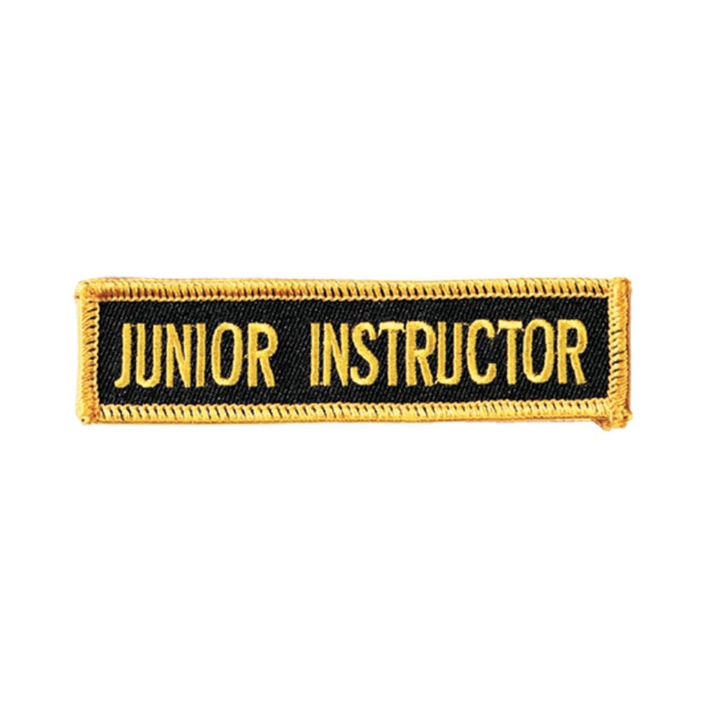 IronOn Rank Patch Junior Instructor Century Martial Arts