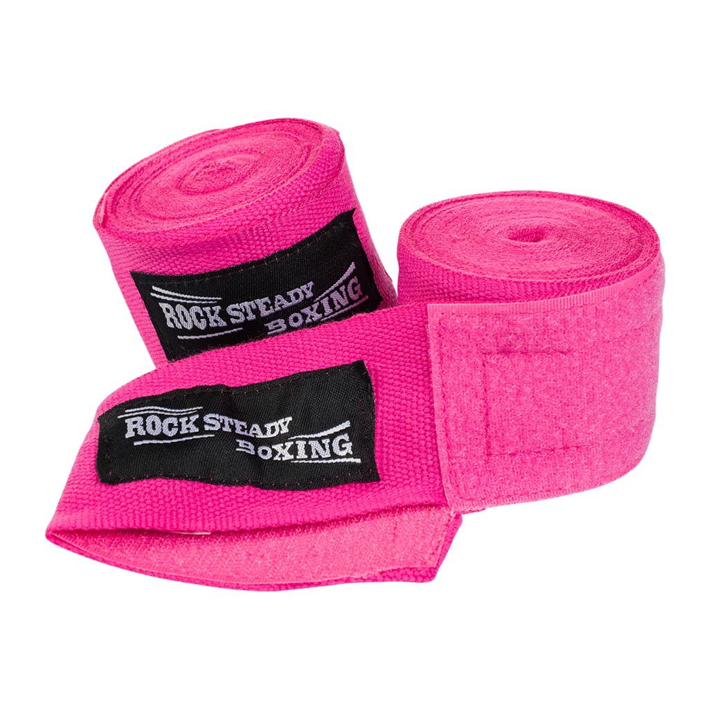 Rock Steady 180" Stretch Hand Wrap 180" Hot Pink