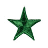 Star Patches - 10 Pack Green