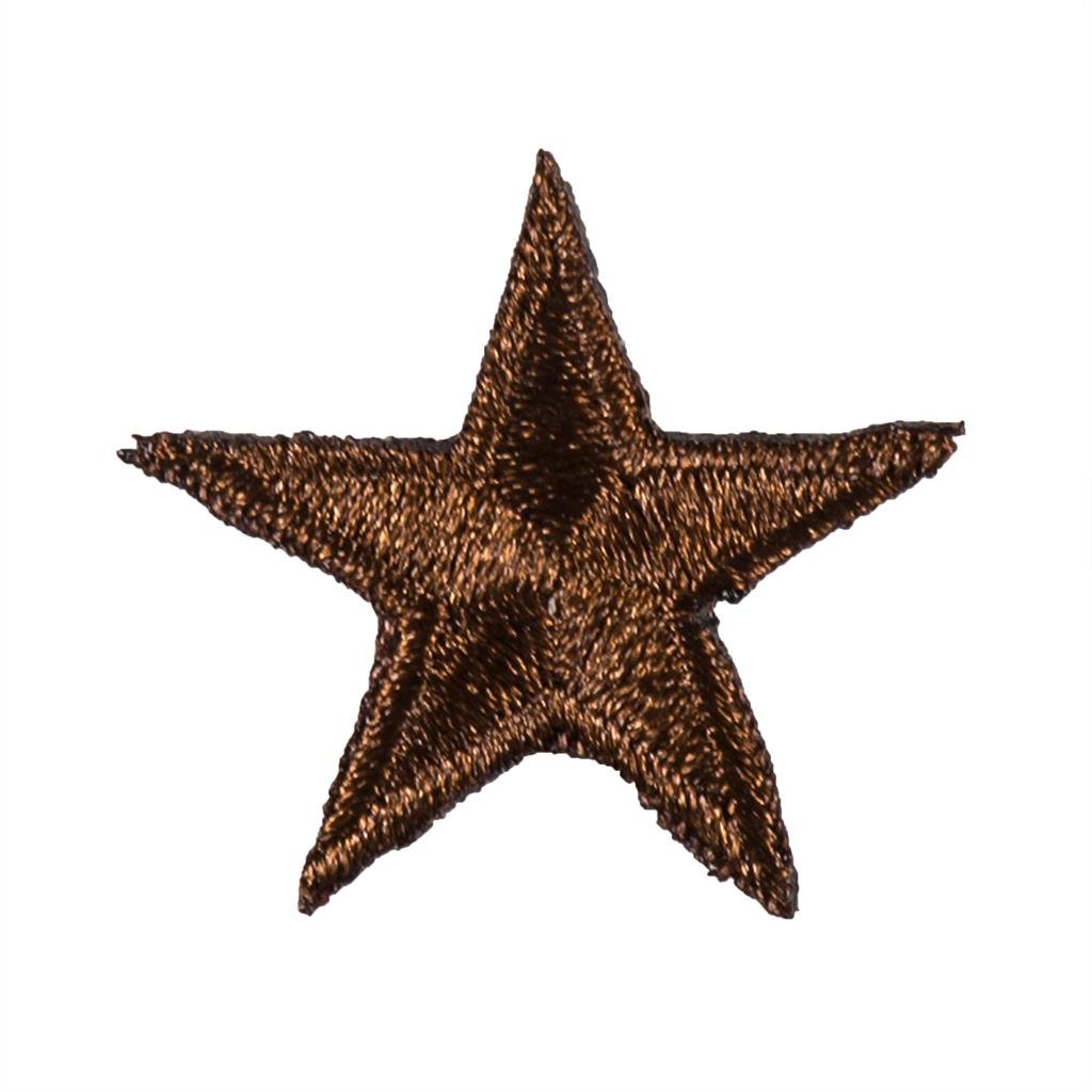 Star Patches - 10 Pack Brown