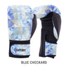 Strive Washable Boxing Glove 10 Oz Blue checkered