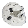 Student Sparring Headgear with Face Shield White