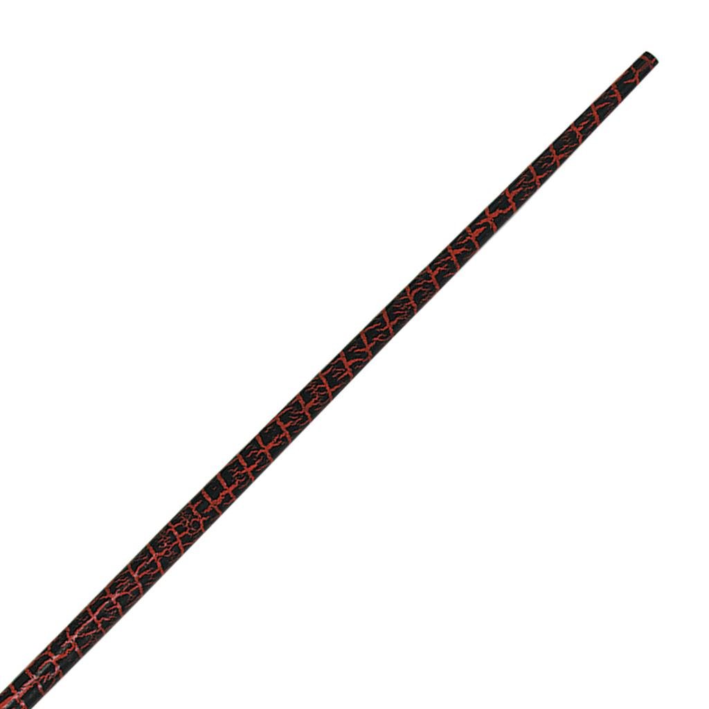 Tapered Crackle Bo Staff Red