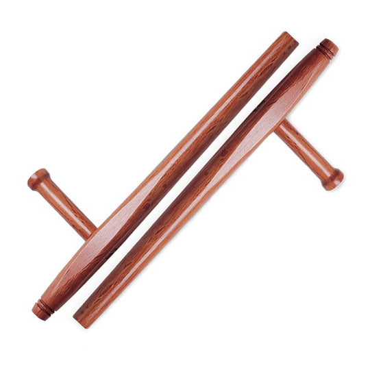  These traditionally constructed tonfa are made of hardwood and designed for maximum efficiency. Available in four sizes, including a 14-inch style that's made especially for youth. The 14-inch tonfa feature 3-inch grips. The 18-, 20- and 24-inch tonfa feature 4.25-inch grips. Sold in pairs. Imported