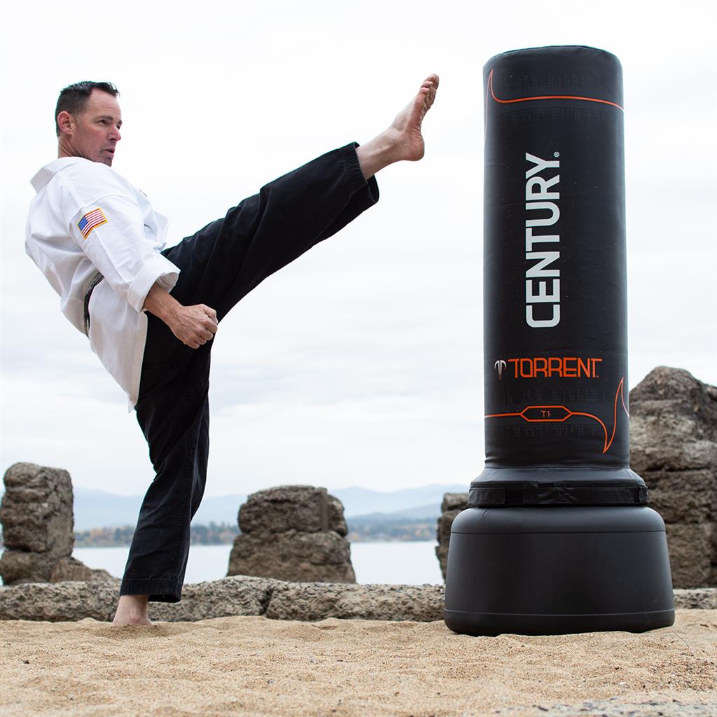 Karate standing kick bag on sale