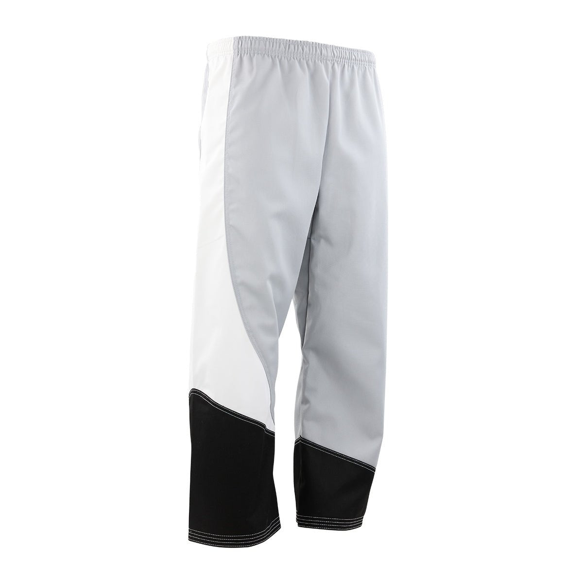 Tri-Color Diagonal Program Uniform Pants White/Black/Grey