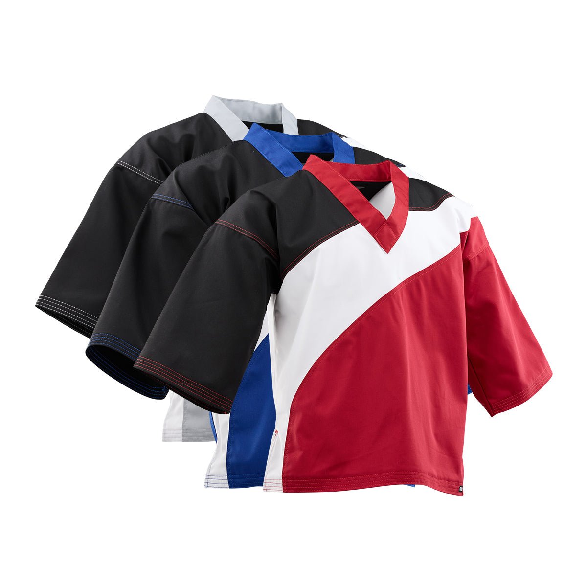 Tri-Color Diagonal Program Uniform Top | Uniforms From Century Martial Arts