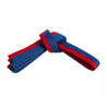 Two-Tone Single-Wrap Belts Red/Blue