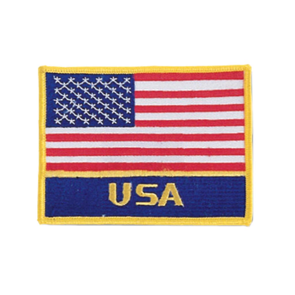 Sewn-In USA Flag Patch